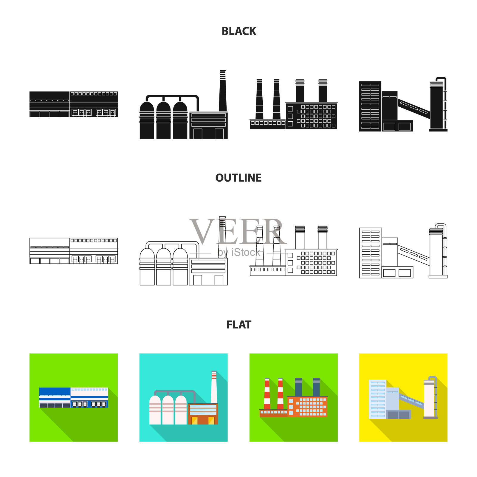 标志设计制作及结构插画图片素材