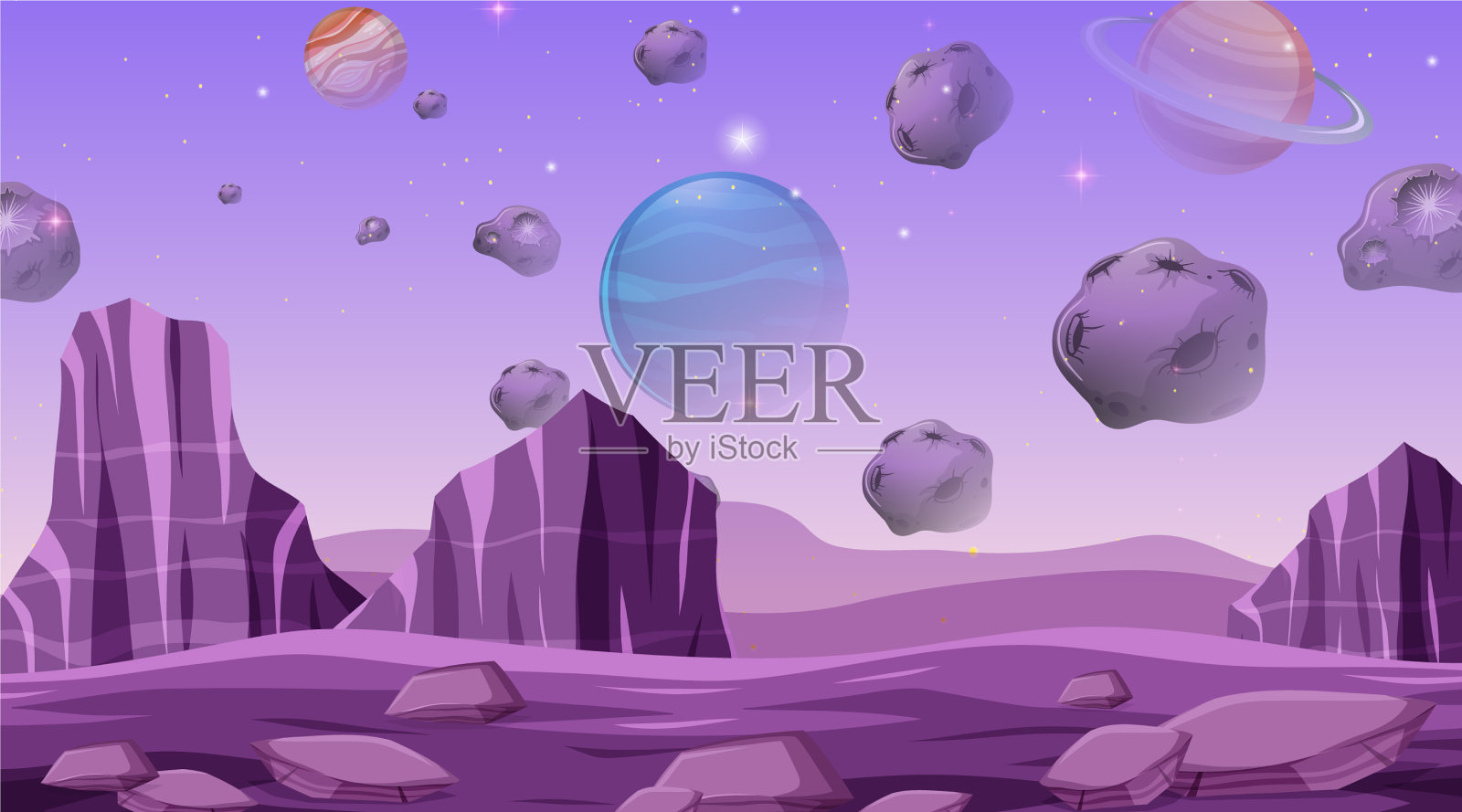 孤立空间背景场景插画图片素材