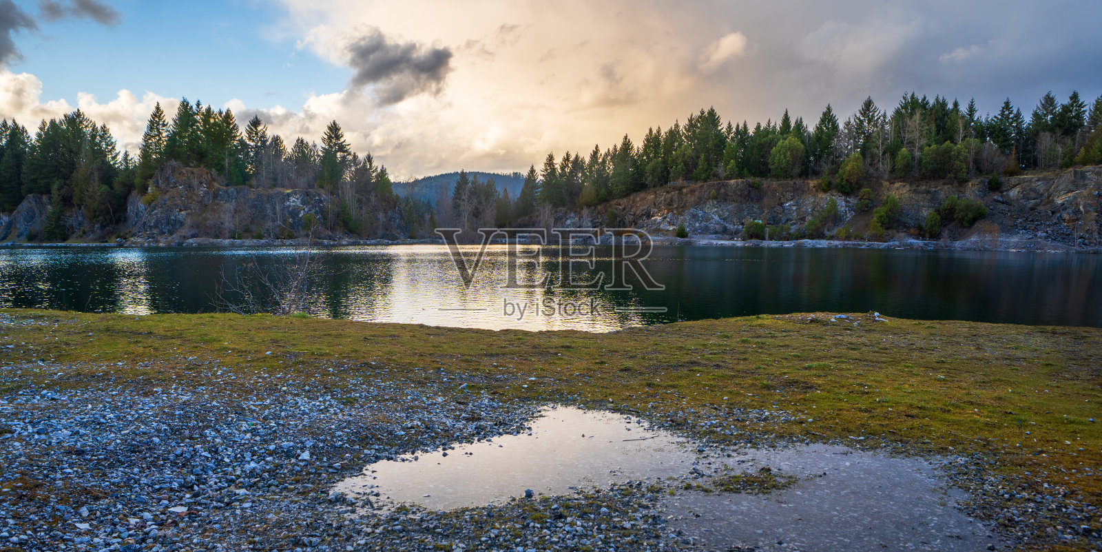 Shawnigan湖采石场照片摄影图片