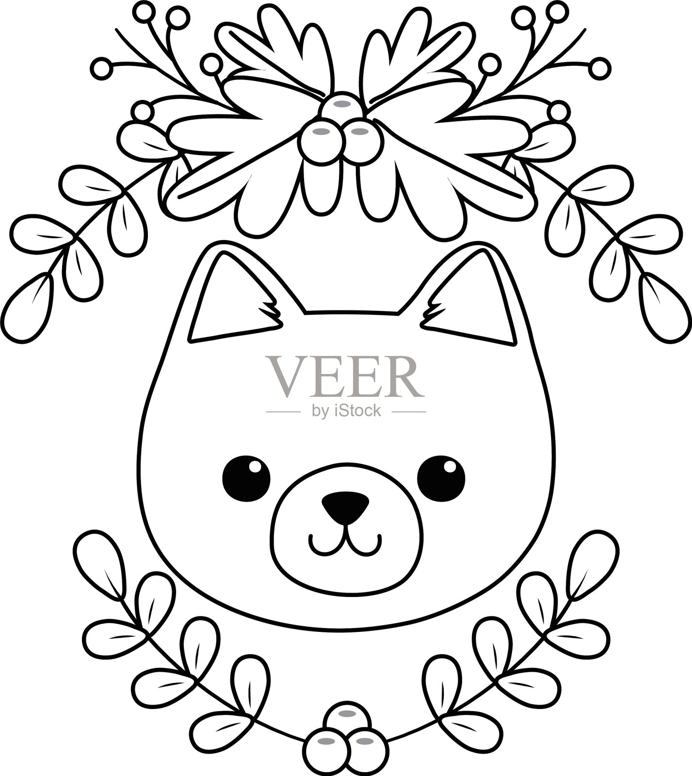 孤立猫卡通设计设计元素图片