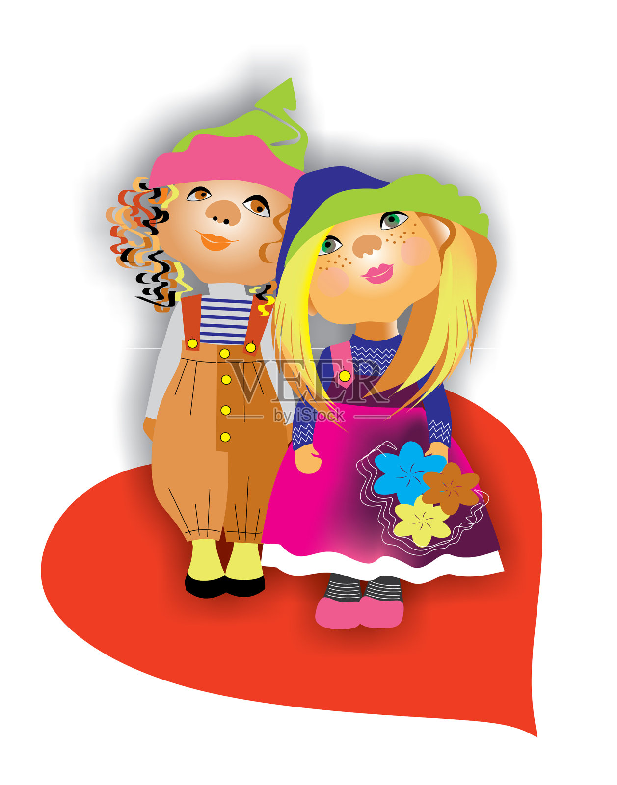 恋人的朋友设计元素图片