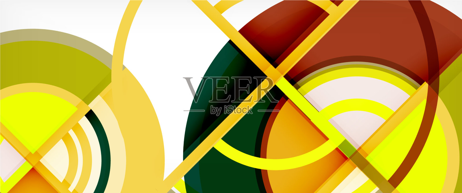 现代几何抽象背景插画图片素材