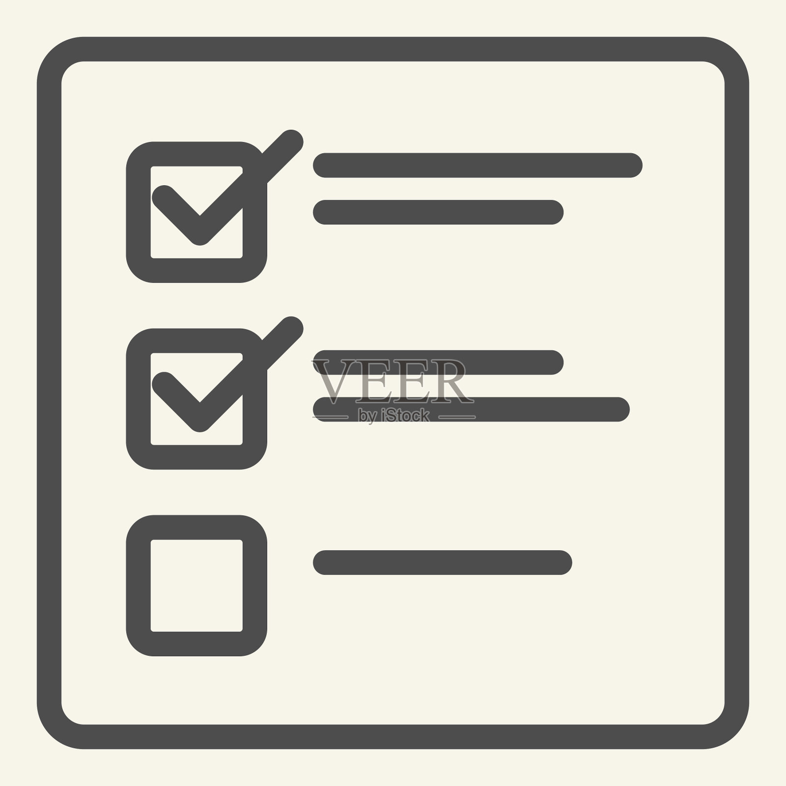 清单行图标列表插画图片素材