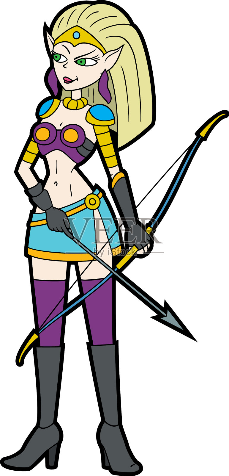 阿切尔女性精灵设计元素图片