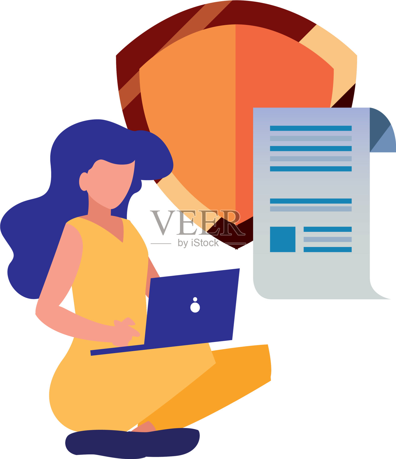 版权的知识设计元素图片