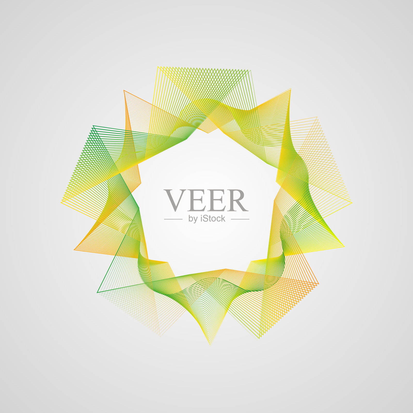 程式化的霓虹灯梯度断头台框架线插画图片素材