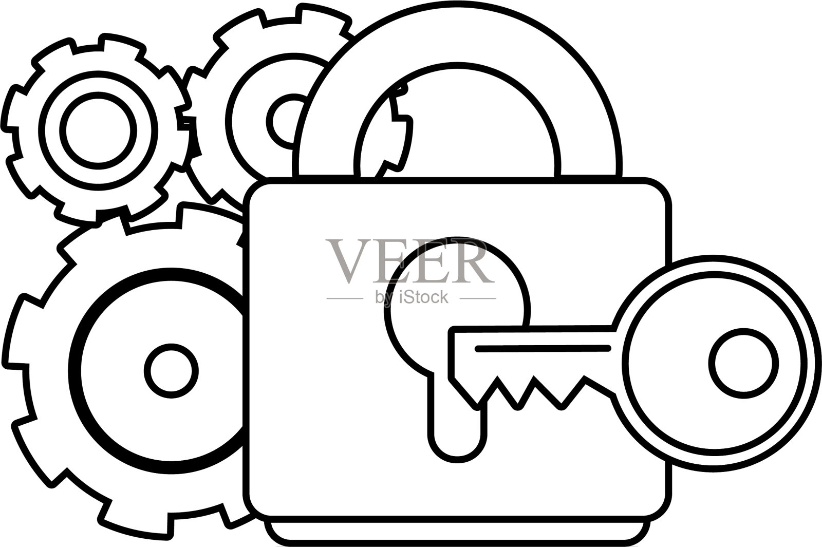 技术计算支持卡通设计元素图片
