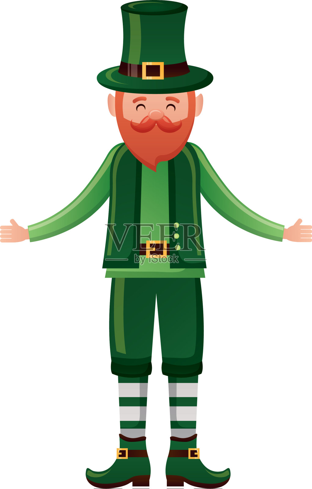 圣帕特里克节快乐设计元素图片