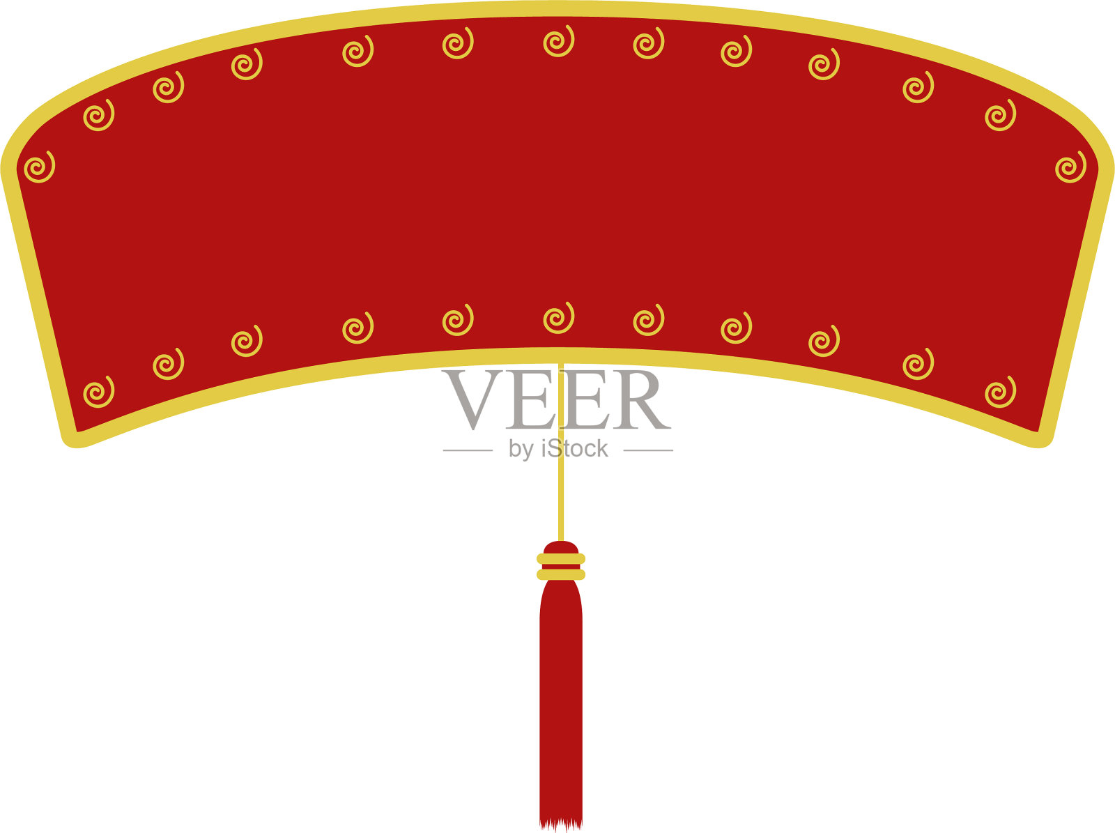 农历新年标签插画图片素材