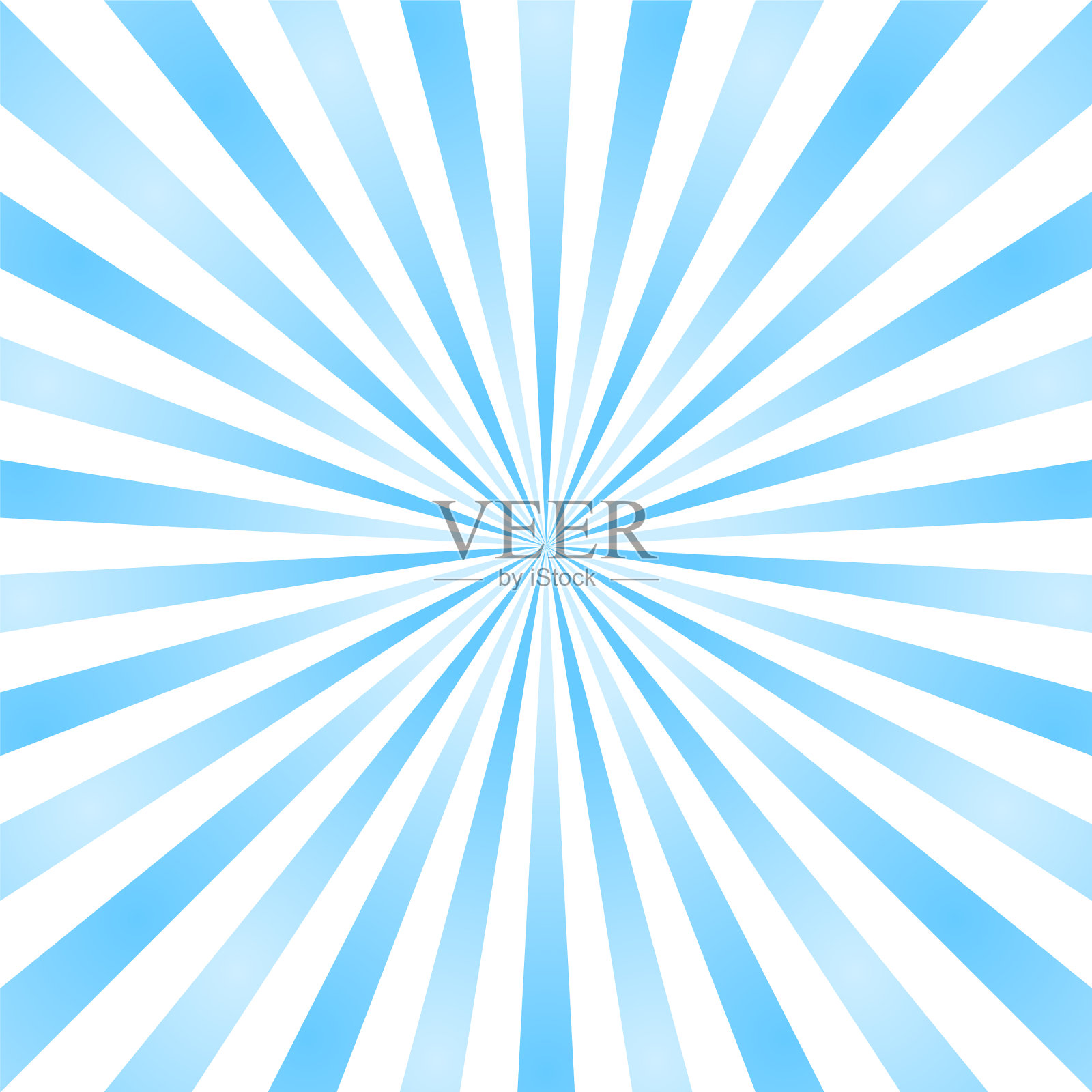 太阳光线背景蓝色辐射太阳光束爆发插画图片素材