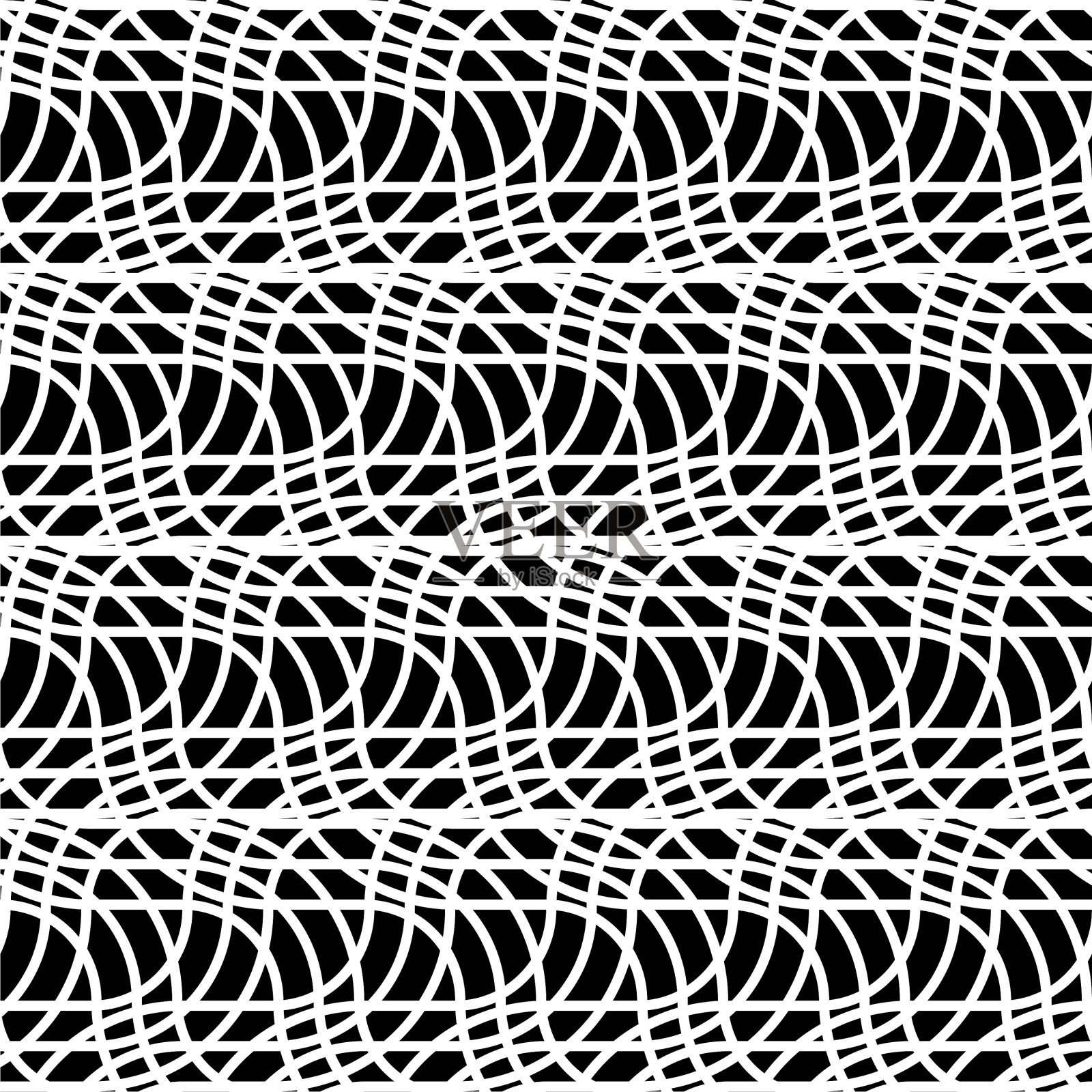 设计无缝单色交错图案插画图片素材