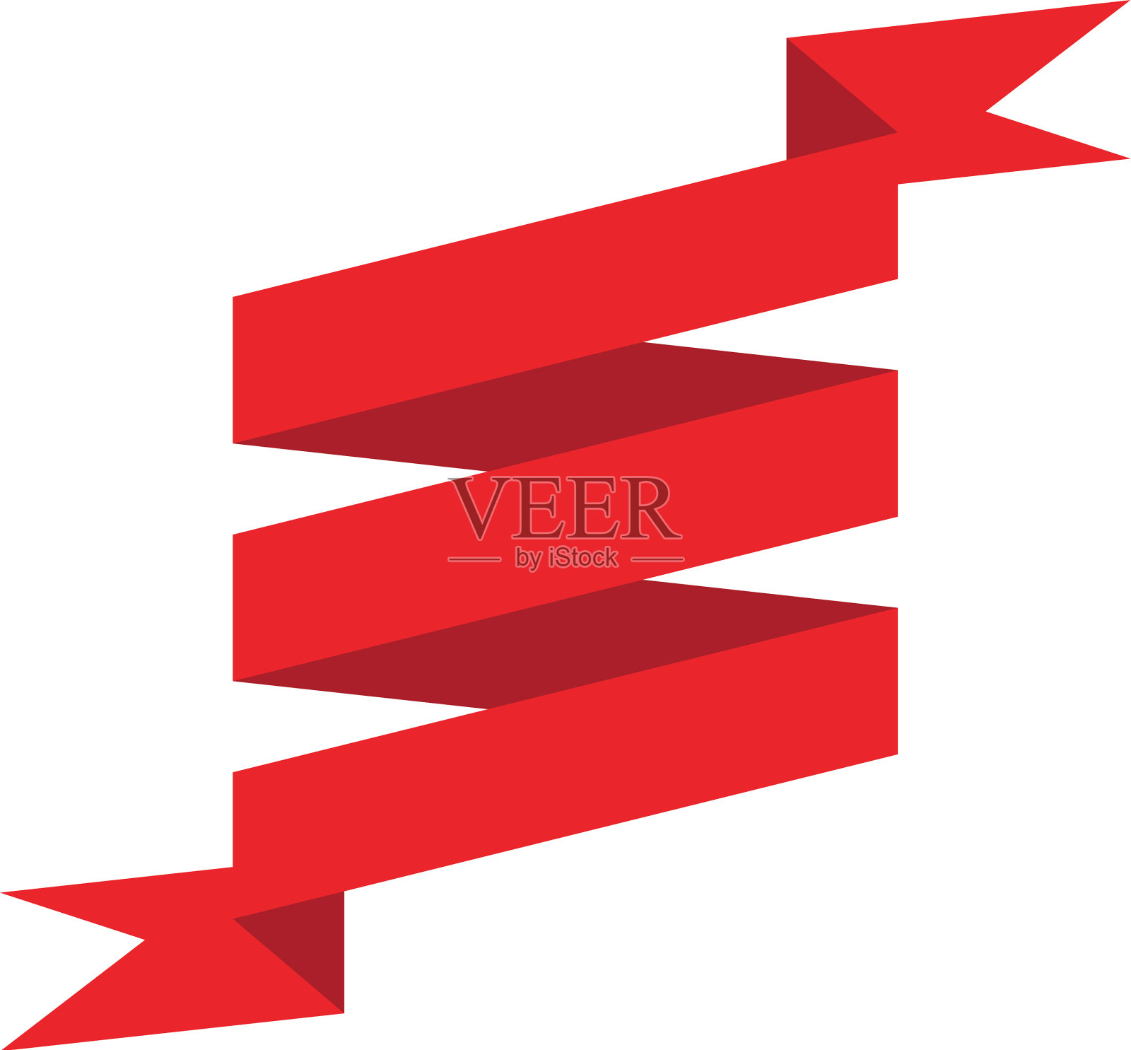 平带横幅设计元素图片