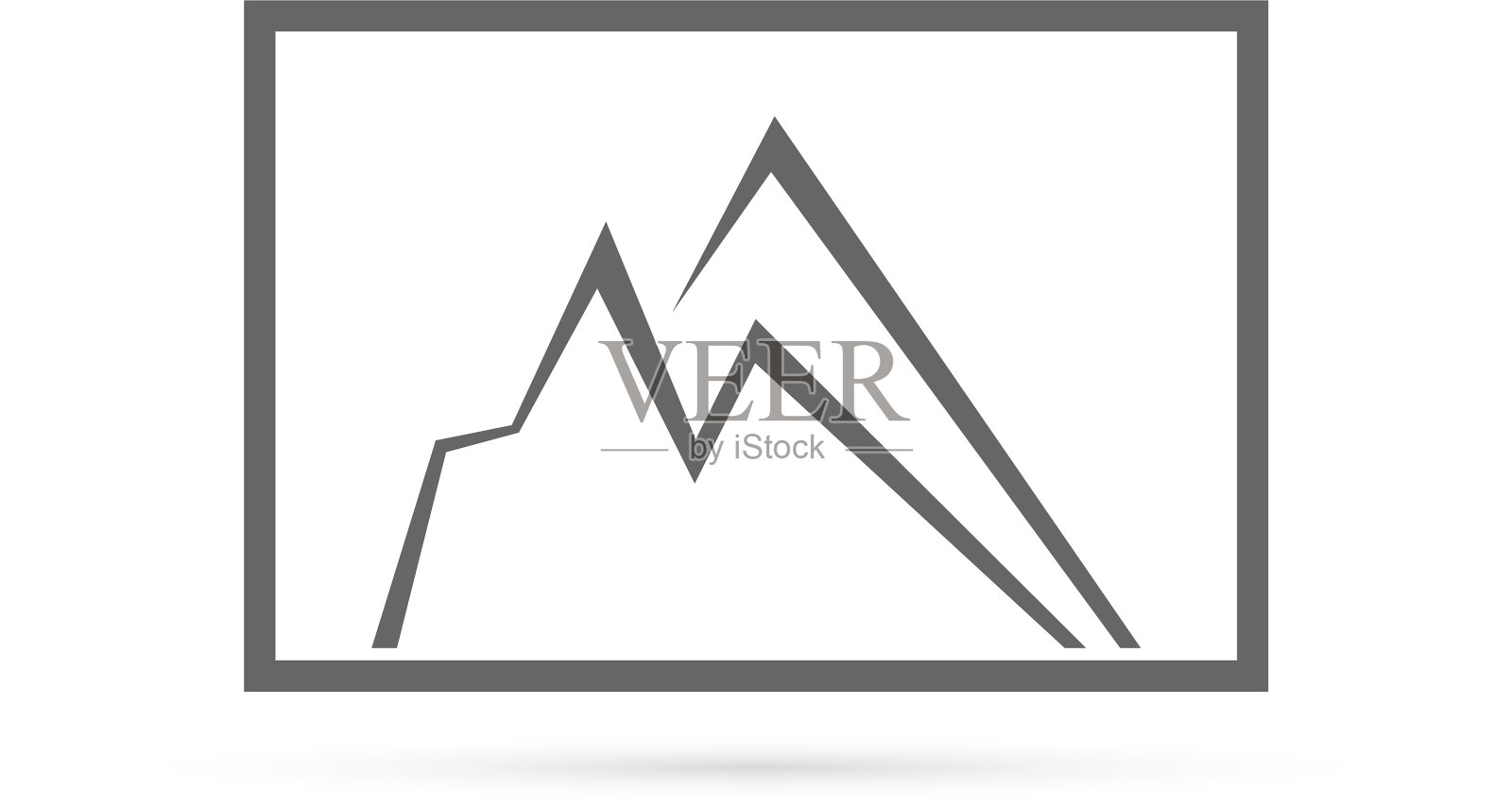 涂鸦山图标图标素材