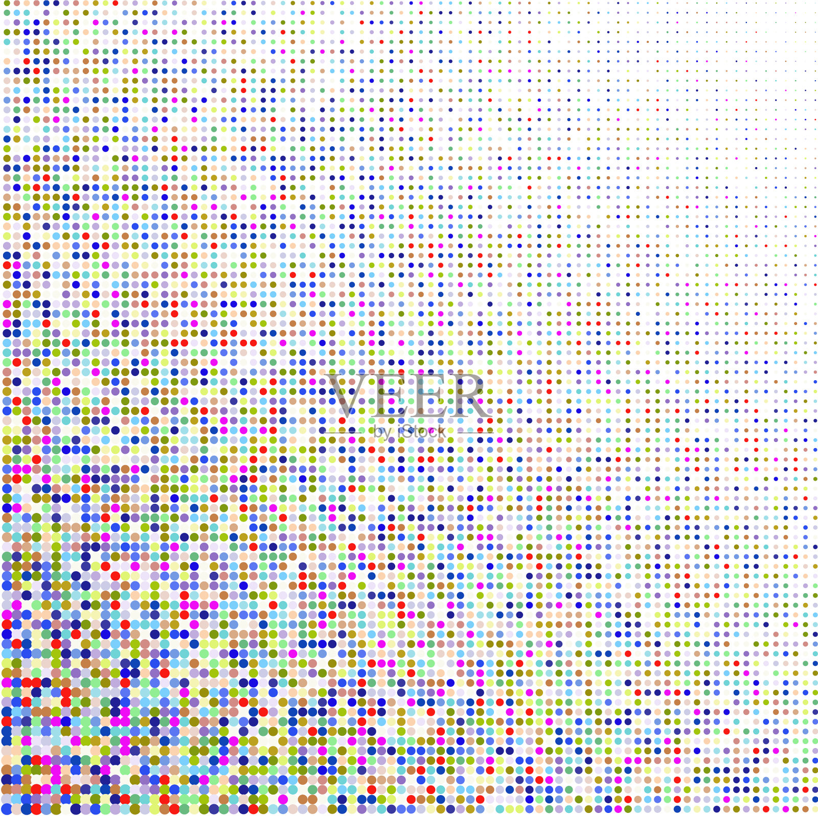 五彩缤纷的马赛克插画图片素材