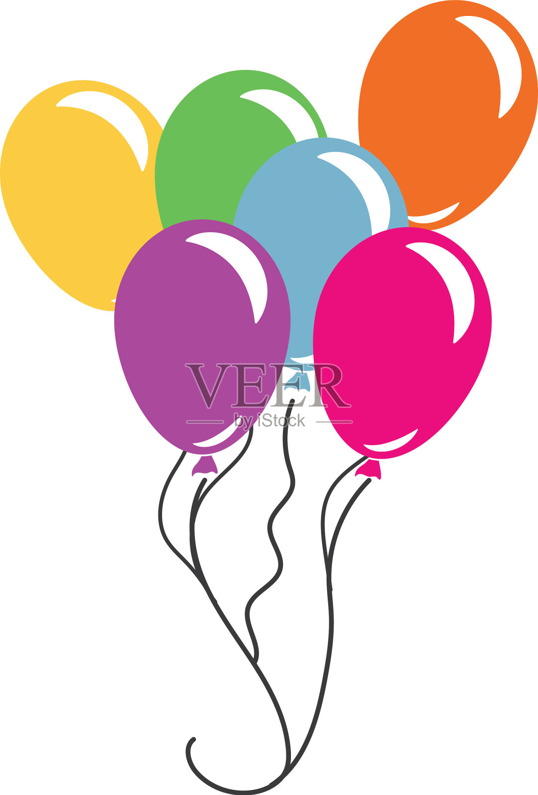 气球图标设计设计元素图片