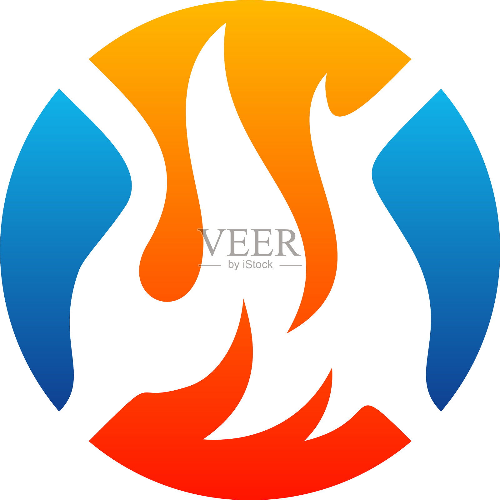 火焰标志火焰标志设计模板图标符号设计元素图片