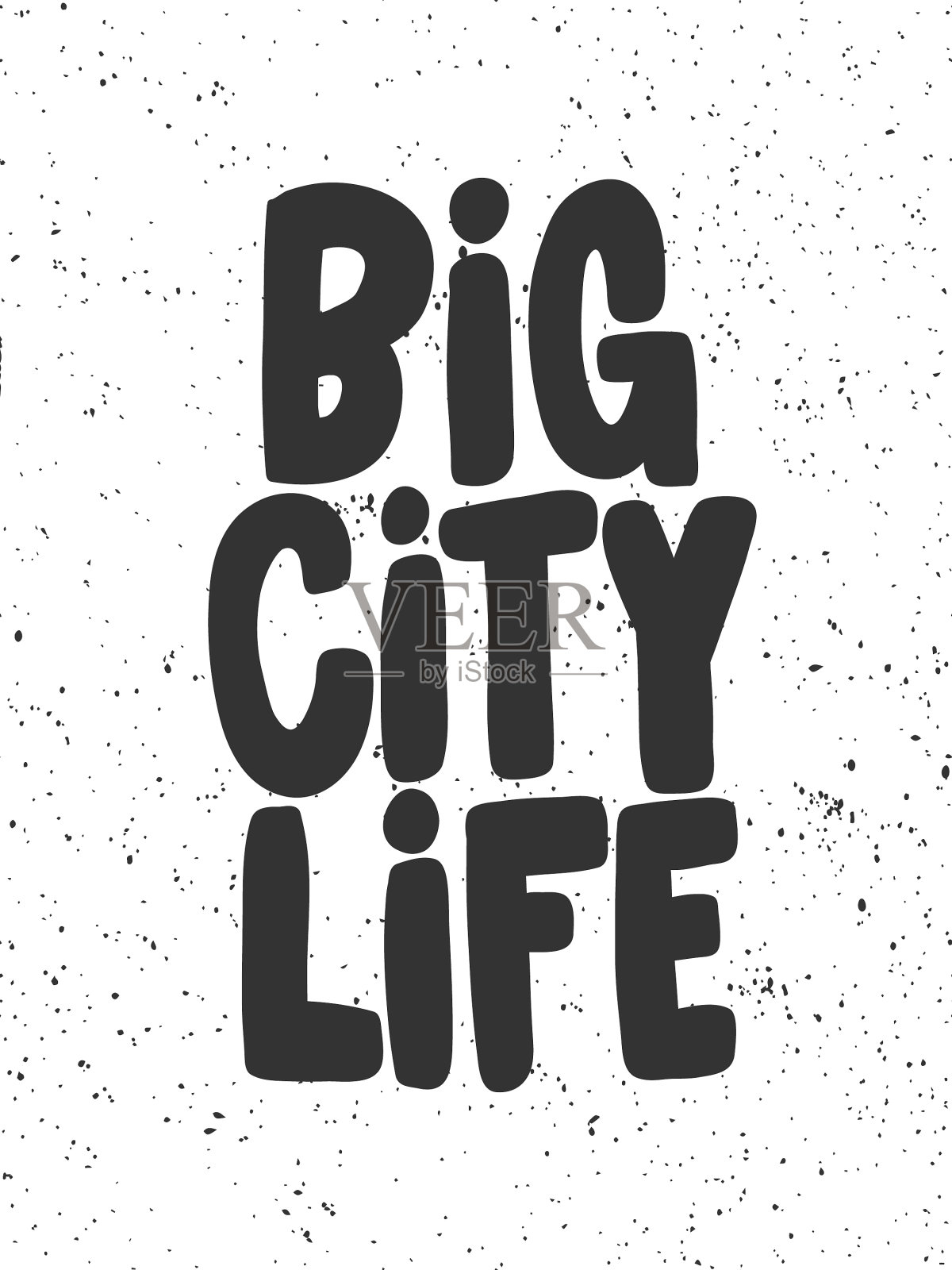 社交媒体内容的大城市生活贴纸插画图片素材