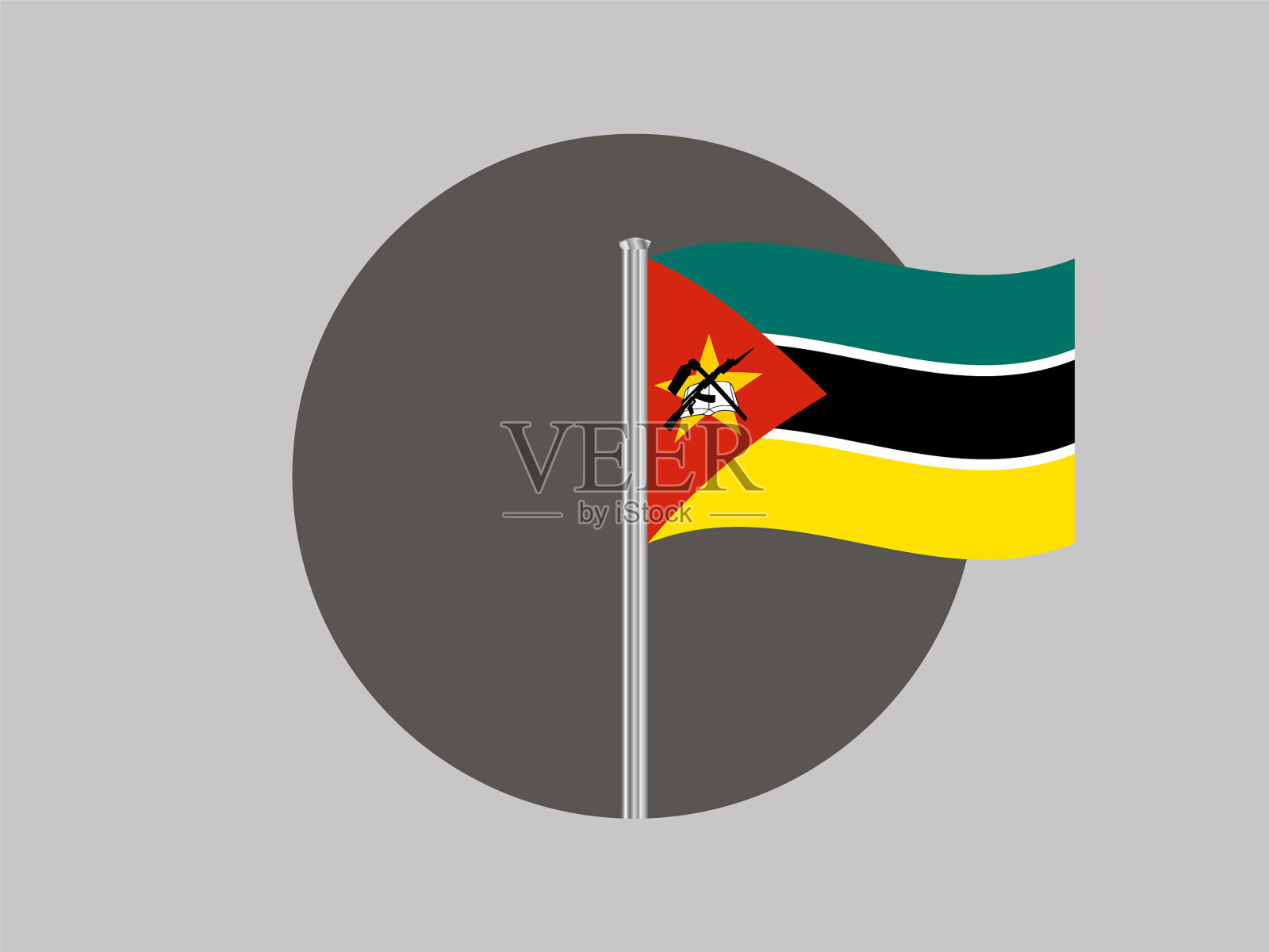 莫桑比克集插画图片素材