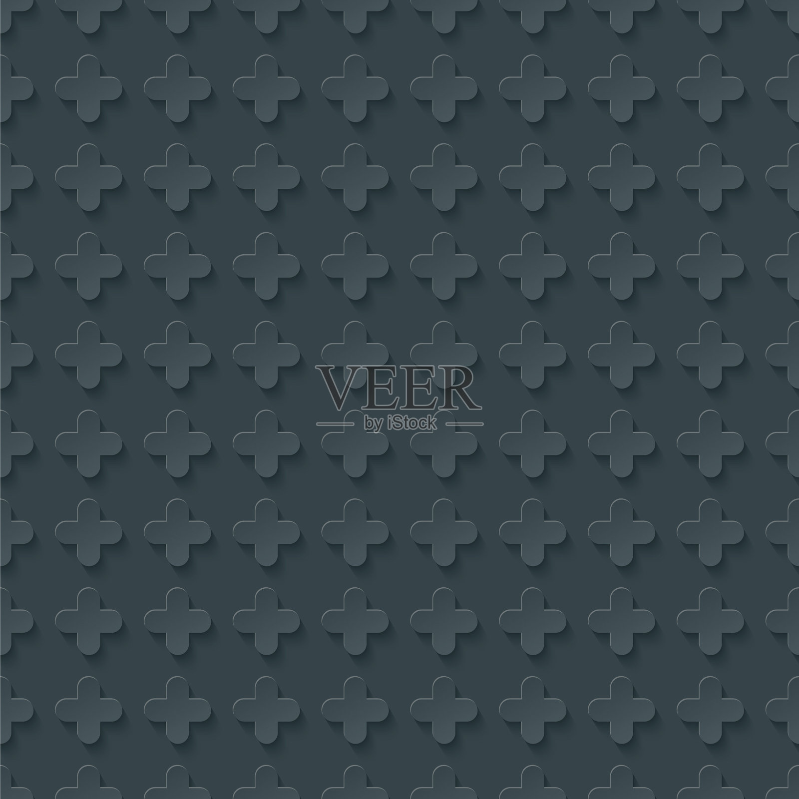 深灰色压花纸无缝图案插画图片素材
