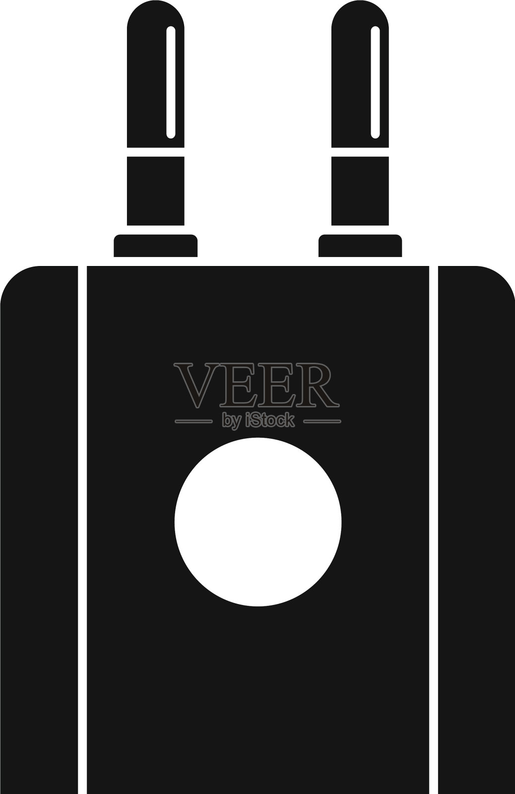 手机插头图标简约风格图标素材