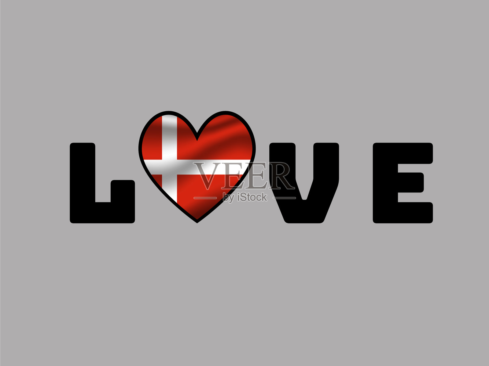 国旗王国丹麦原创插画图片素材