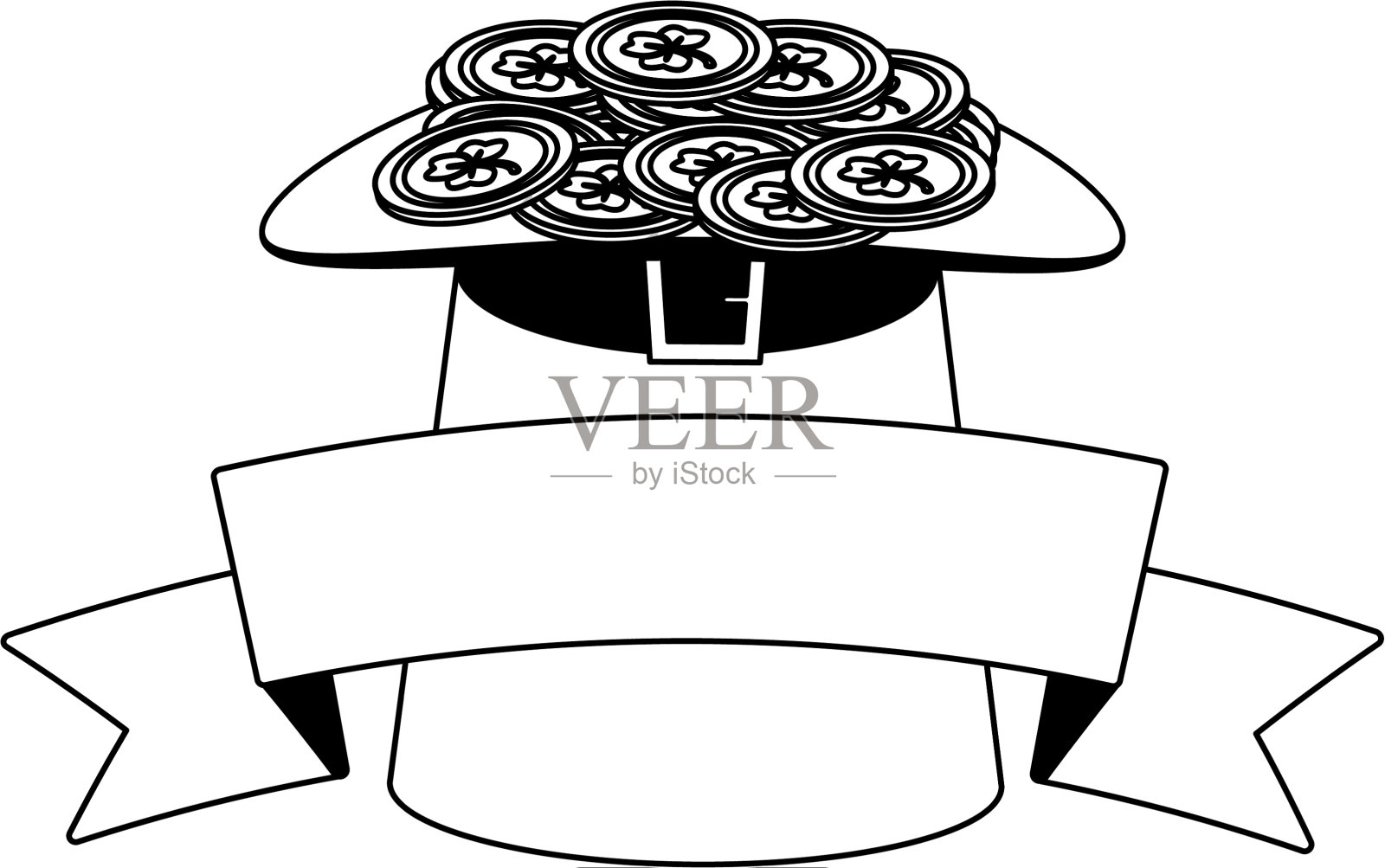 圣帕特里克节快乐设计元素图片