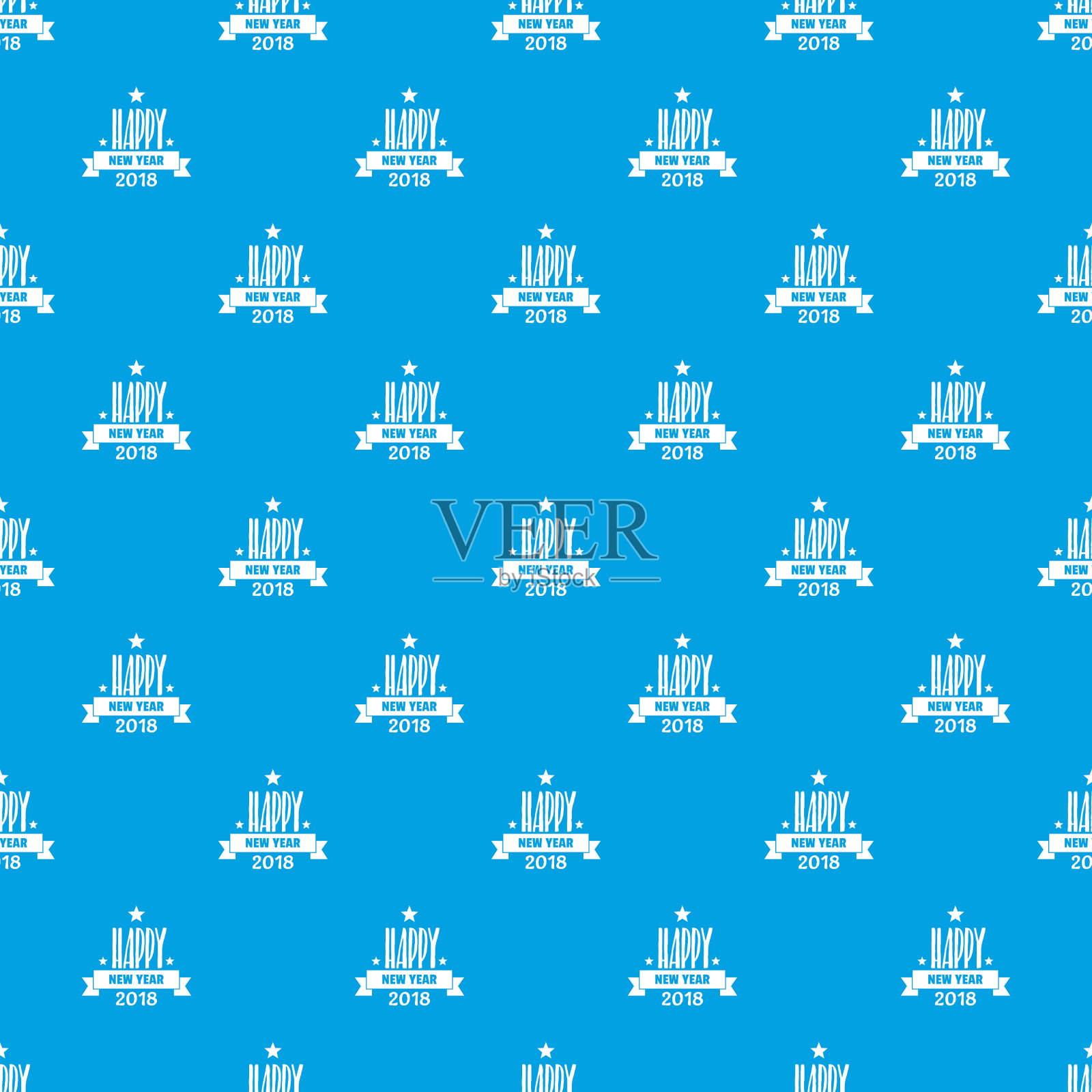 新年快乐字图案天衣无缝插画图片素材