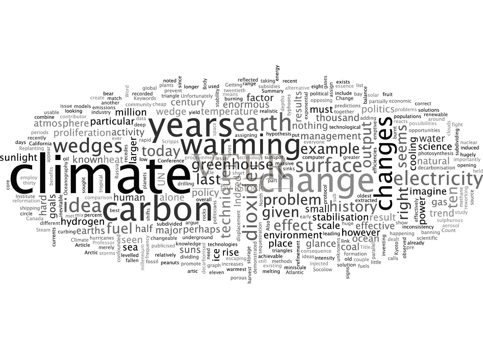 新气候下的新科学插画图片素材