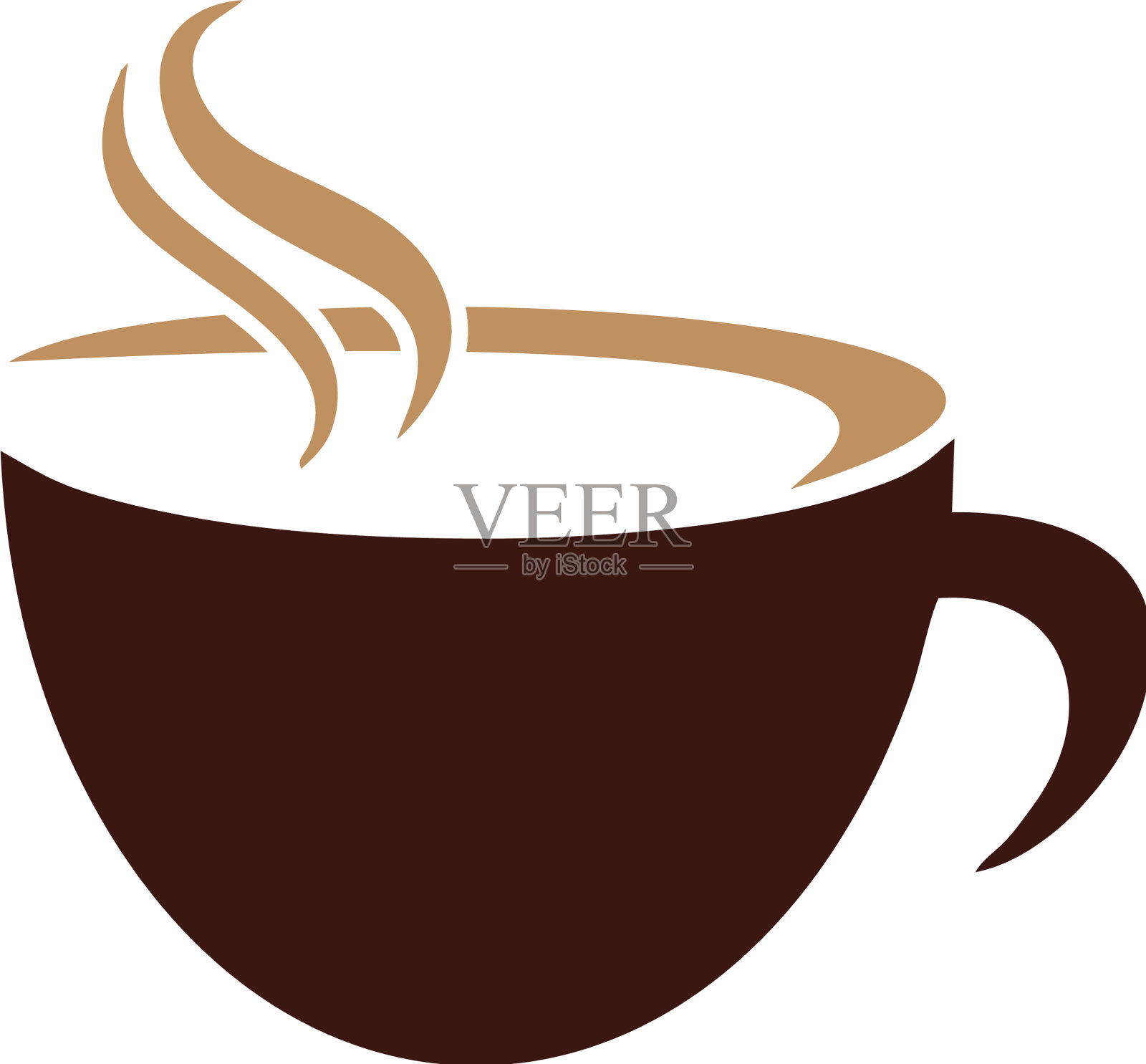咖啡的标志设计元素图片