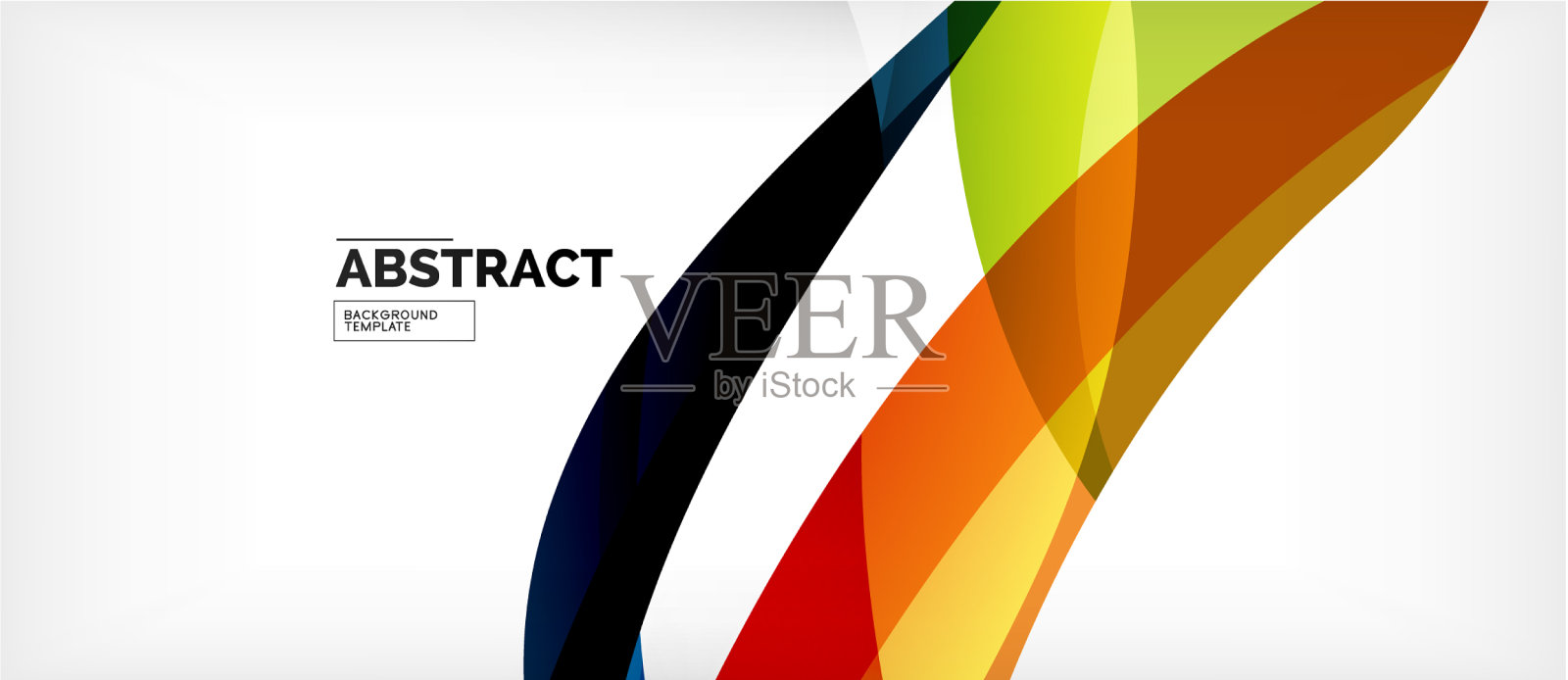 彩色的波浪线抽象的背景颜色插画图片素材