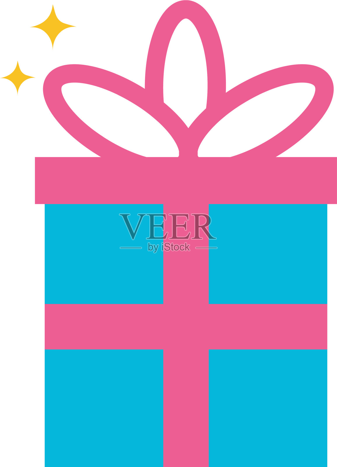 礼盒呈现孤立图标设计元素图片