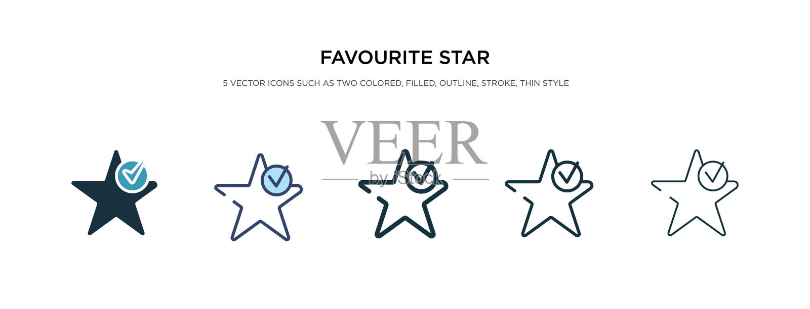 最喜欢的明星图标在不同的风格两图标素材