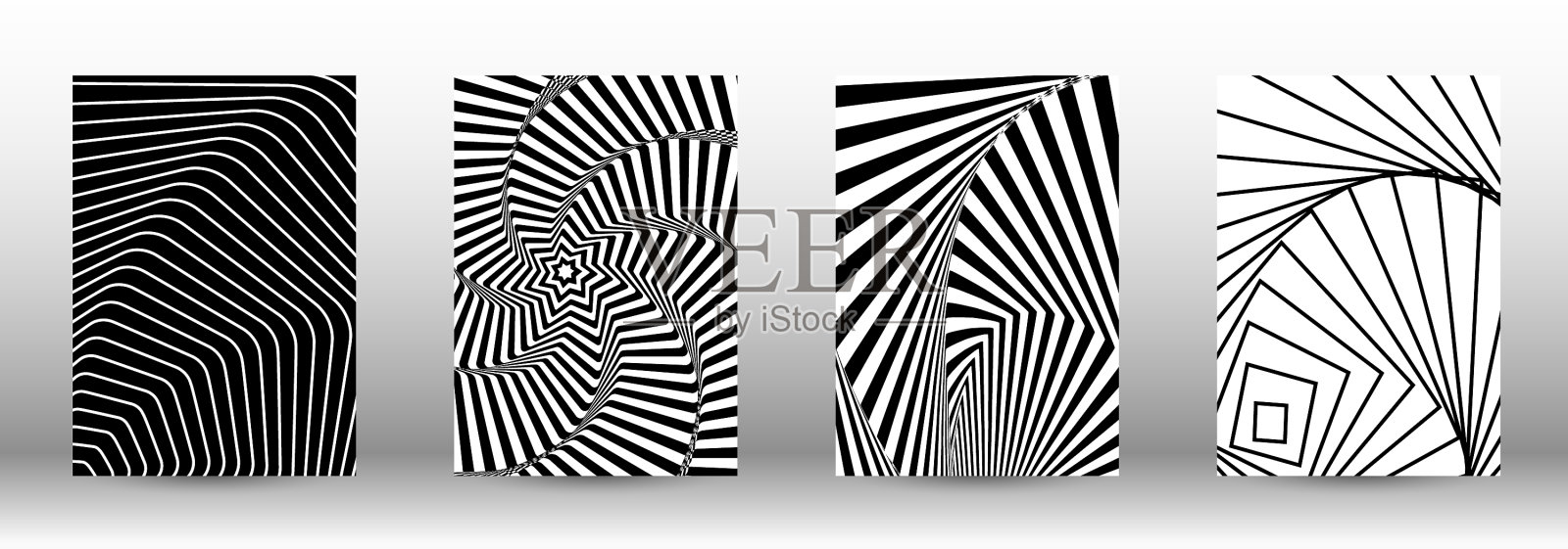 设置抽象的迷幻背景插画图片素材