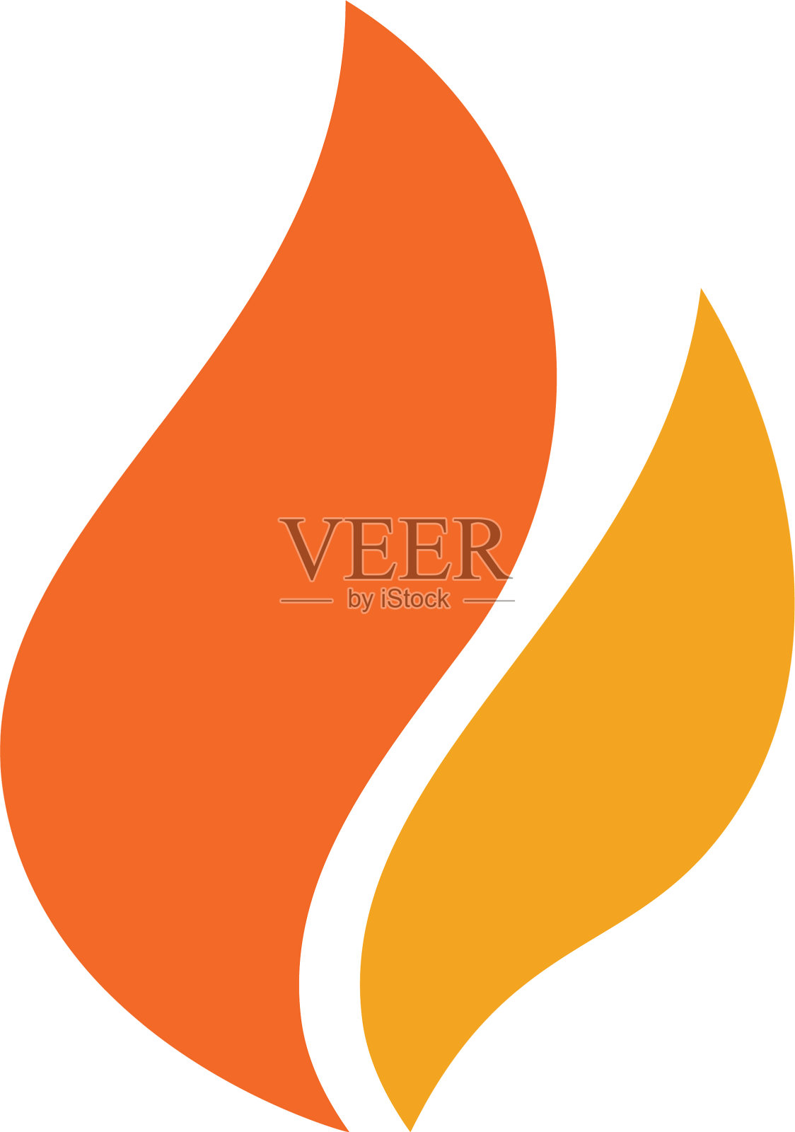 火焰标志模板设计元素图片