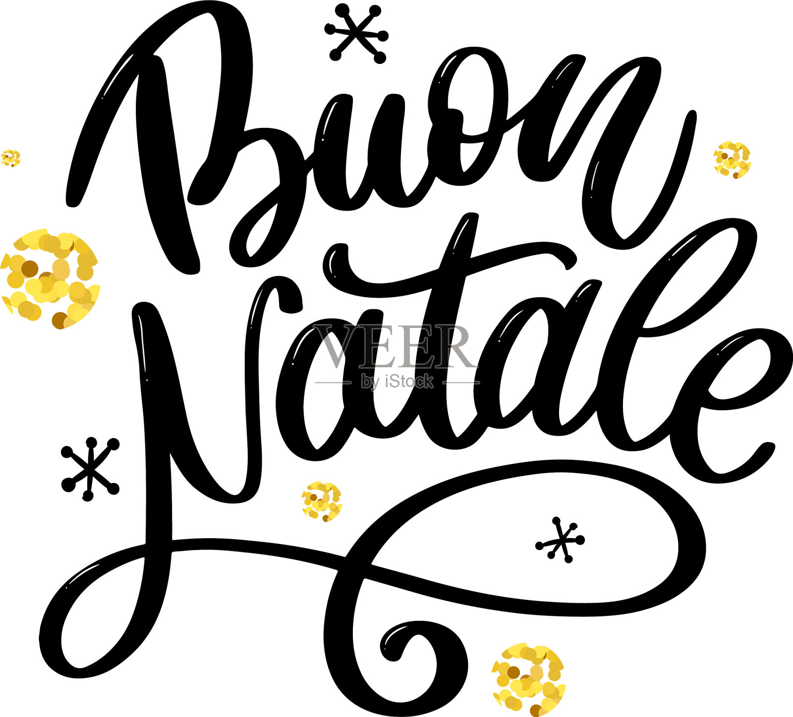 圣诞快乐书法模板设计元素图片