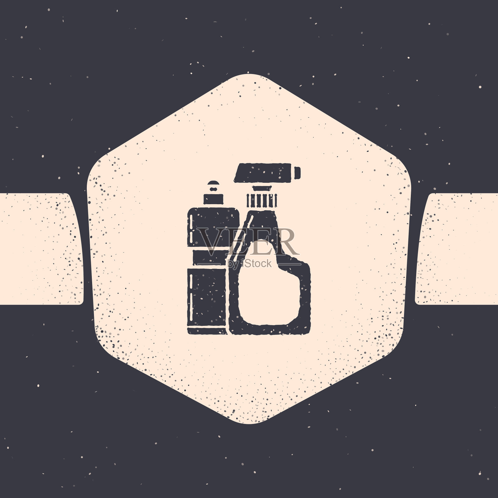 垃圾塑料瓶液体洗衣插画图片素材