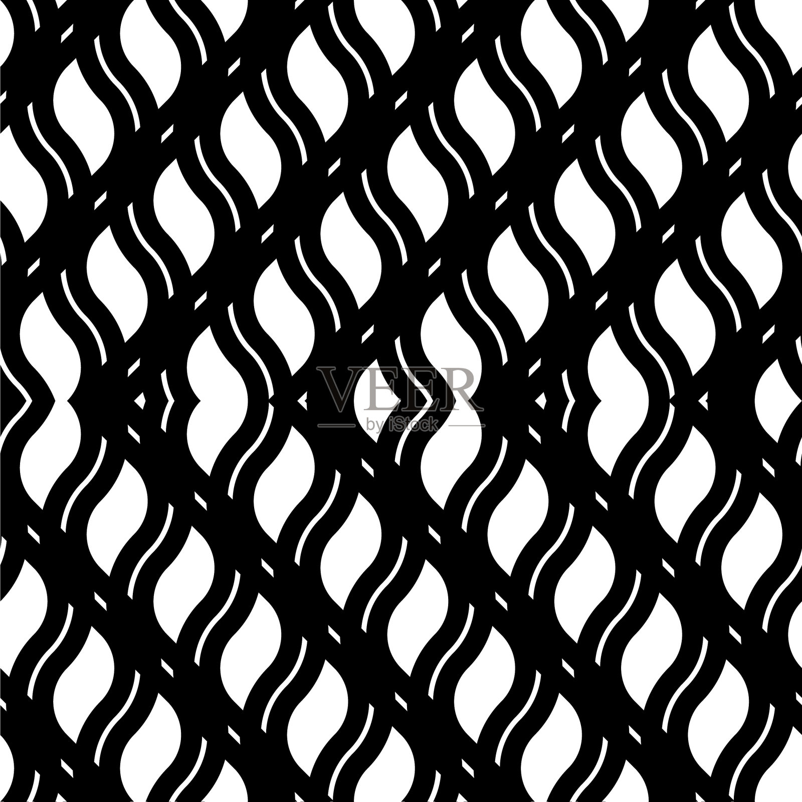 设计无缝单色之字形图案插画图片素材