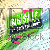 大销售促销概念模板横幅设计元素图片