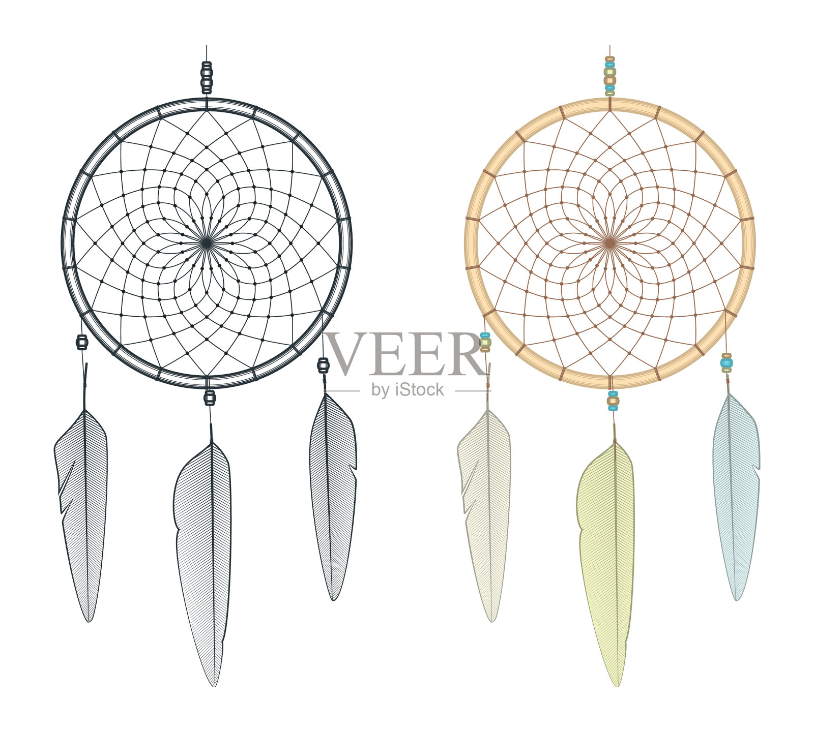 dreemcatcher现实插画图片素材