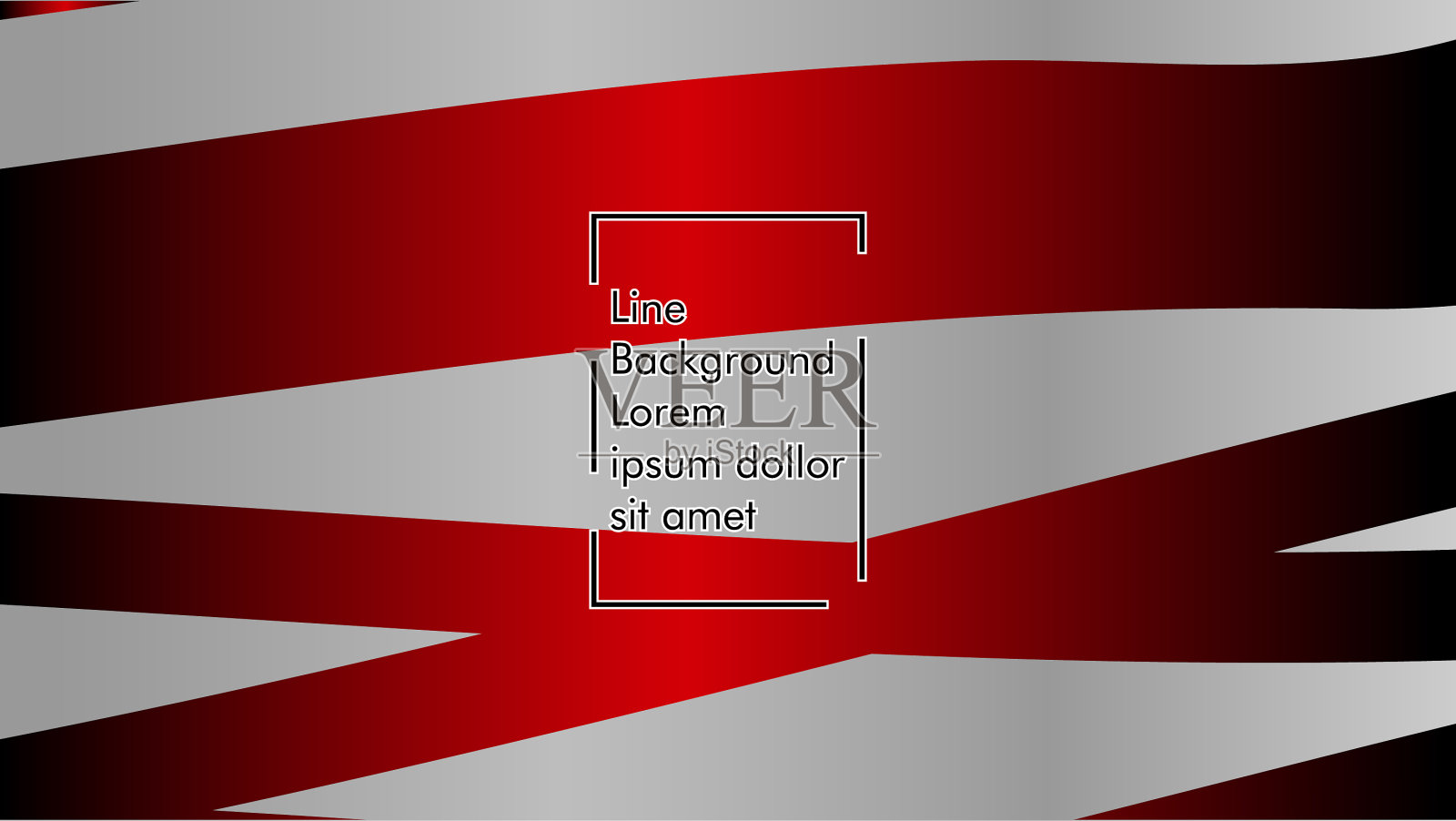 波浪抽象背景红色和灰色插画图片素材