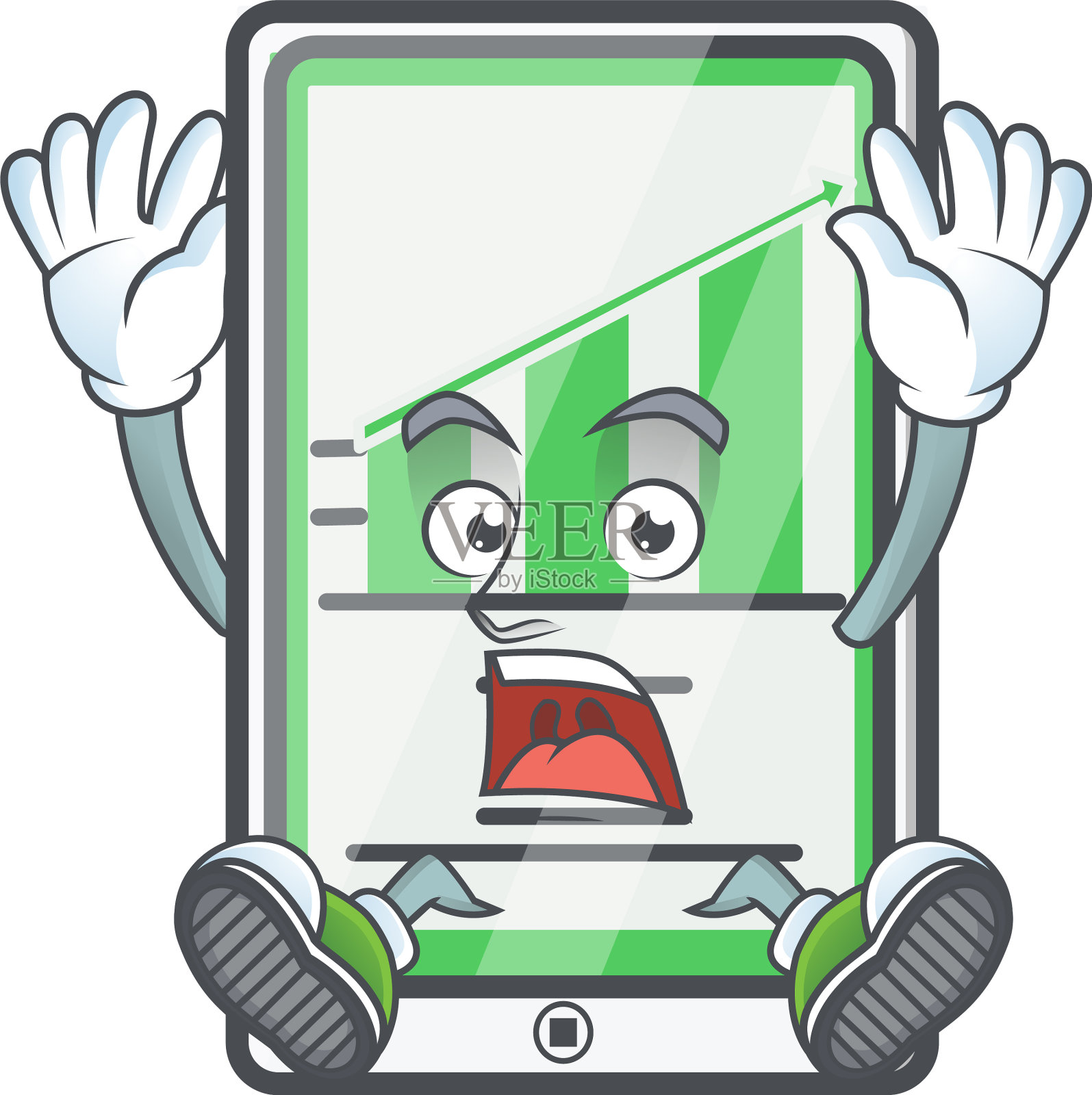 成功向上图表，纵板带字设计元素图片