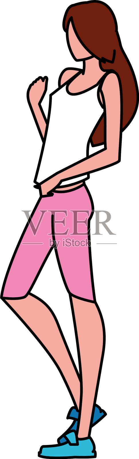 超模化身女人设计设计元素图片