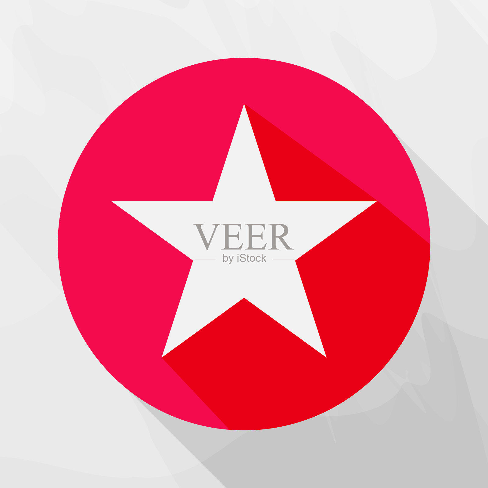 五角星图标中的星形符号插画图片素材