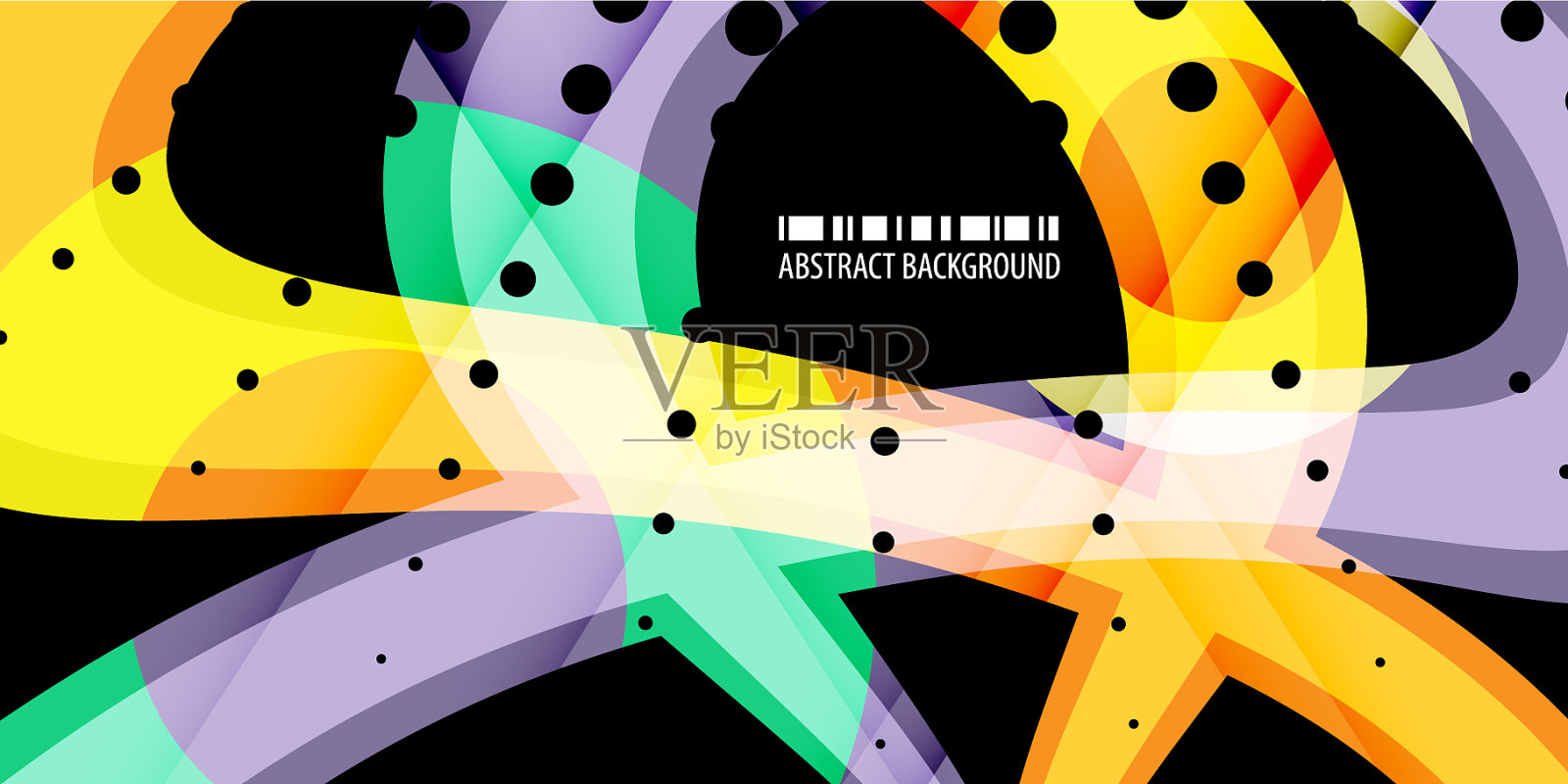 几何色彩抽象背景插画图片素材