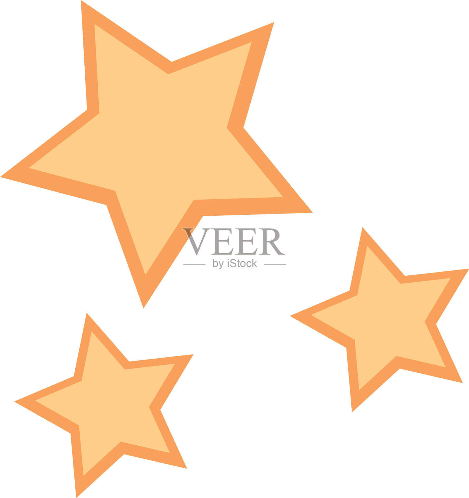 孤立星形设计设计元素图片