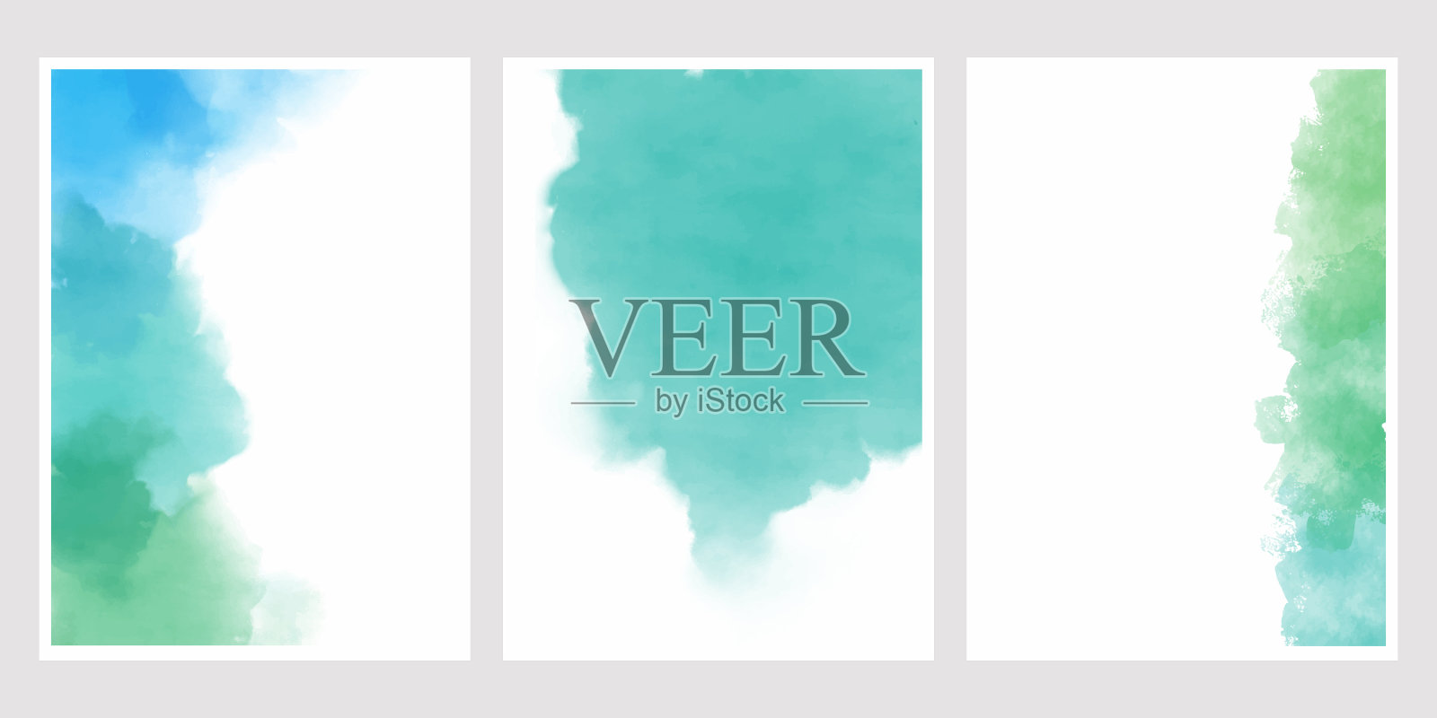 粉红色水彩洗溅5x7邀请卡插画图片素材