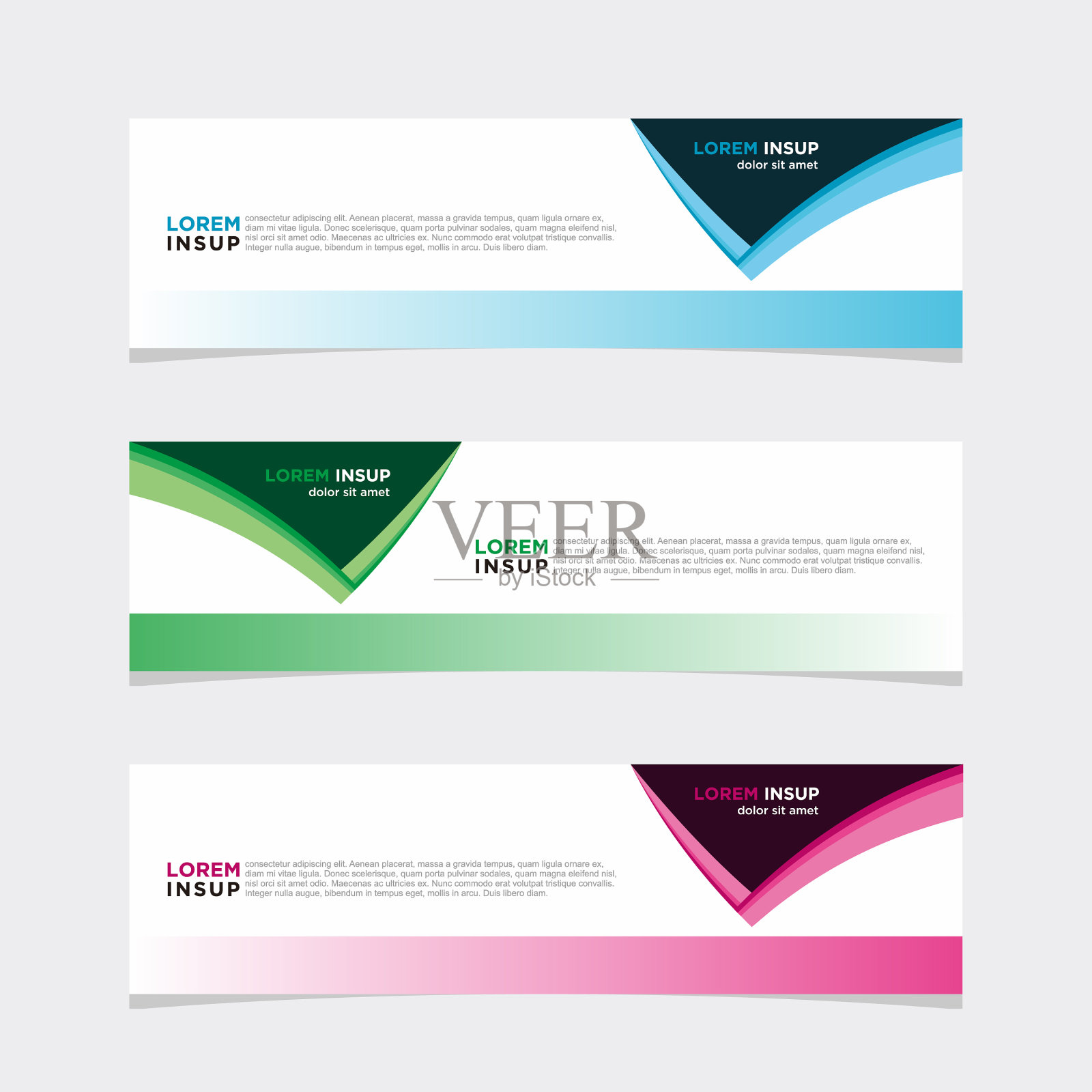 现代横幅网页背景抽象设计插画图片素材