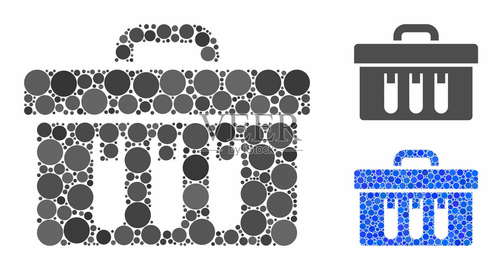 分析案例组成图标圆点插画图片素材