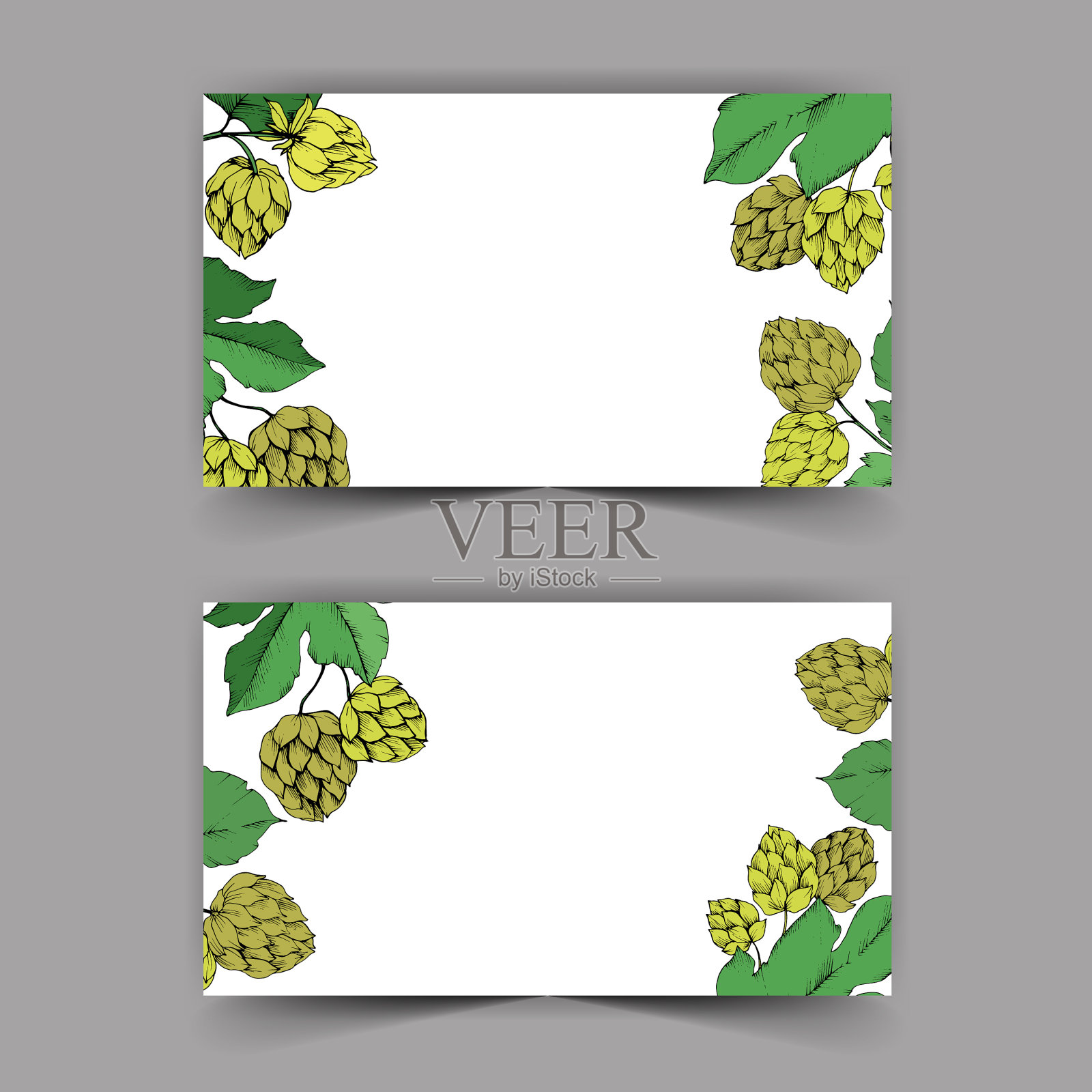 绿雕腐殖质水墨婚庆艺术插画图片素材