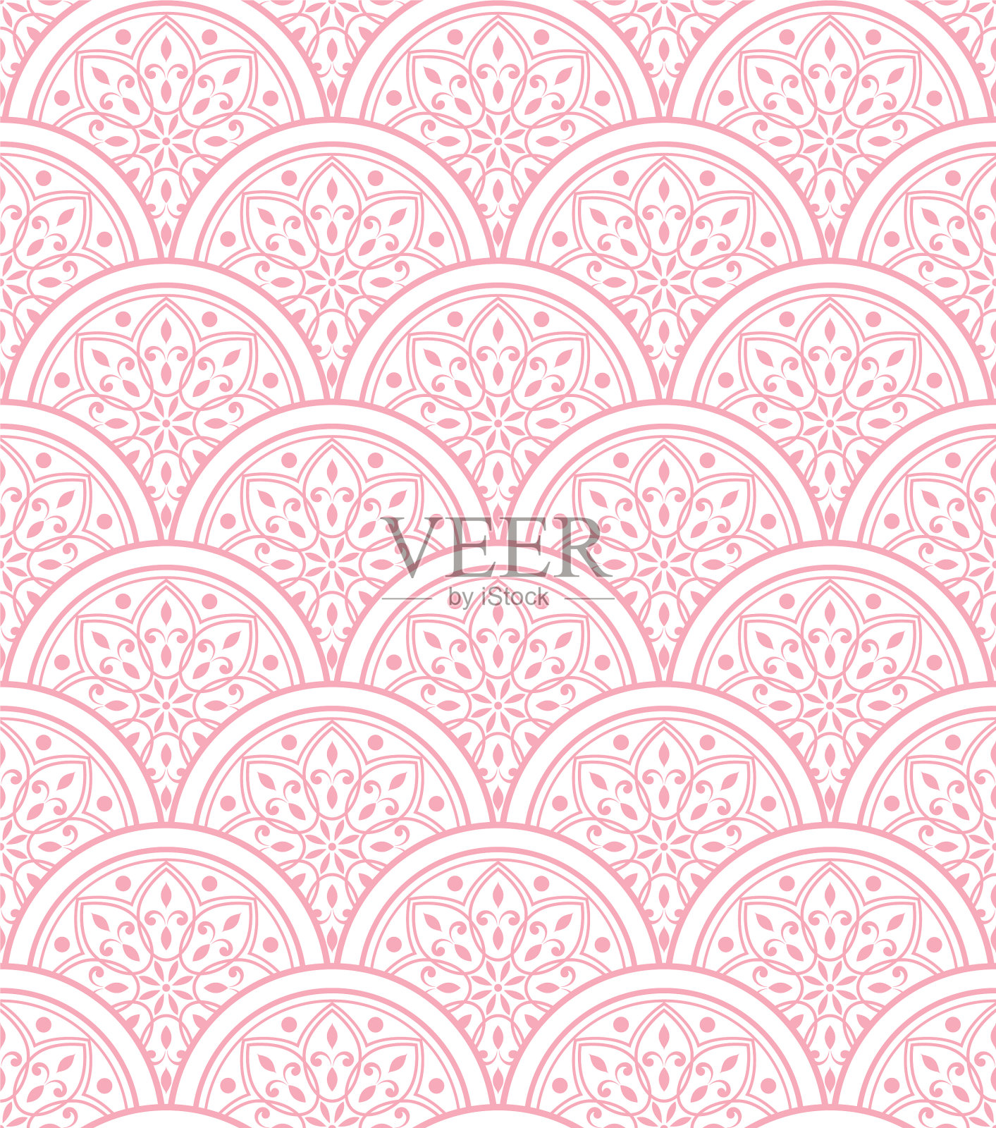 粉红色的壁纸插画图片素材